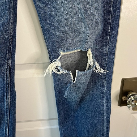 Abercrombie & Fitch Ankle Straight Ultra High Rise Curve Love size 25 0s - Picture 8 of 14